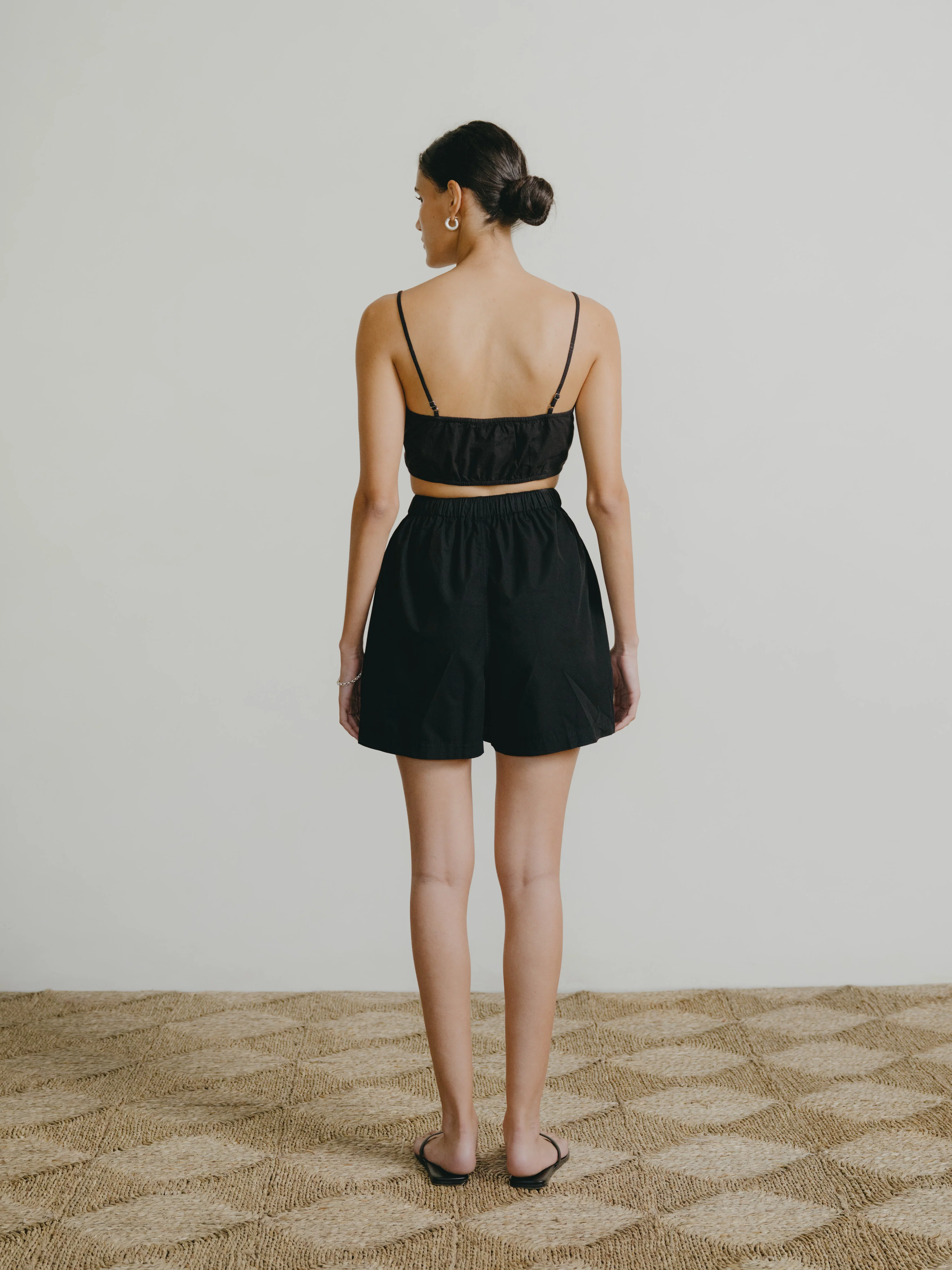 All Day Short, Organic Poplin, Black - Image 4