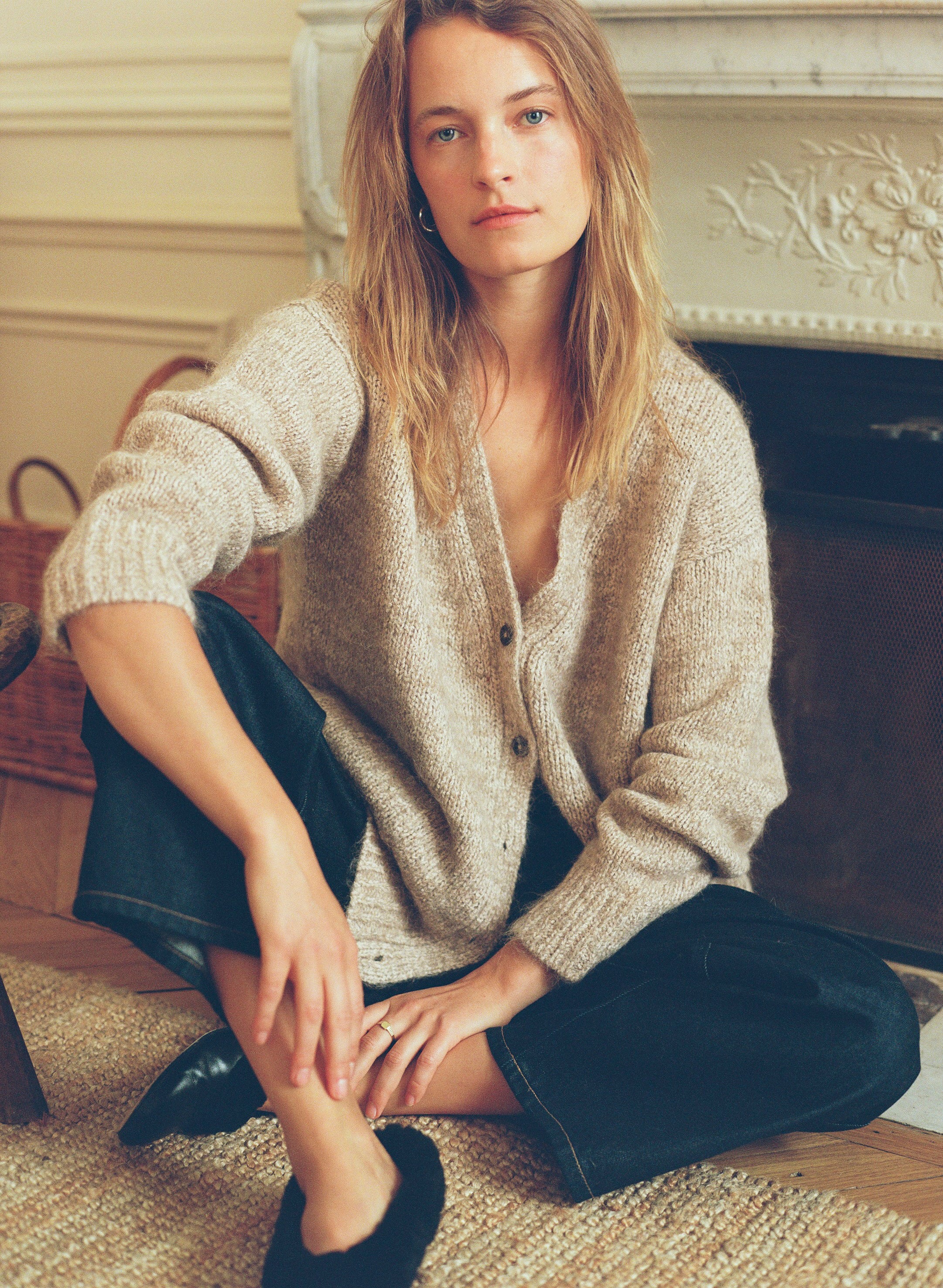 Rory Cardigan, Suri Bouclé, Marled Ash - Image 6